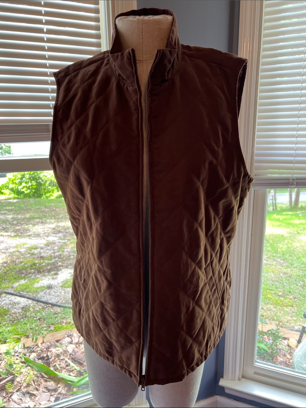 Orvis Quilted Brown women’s Zip-Front Vest